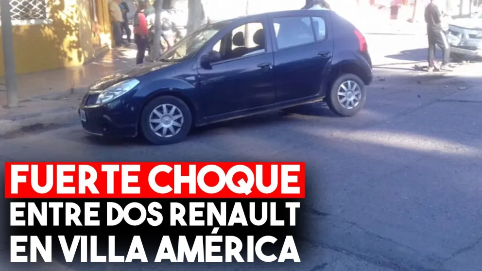 Fuerte choque en Villa América