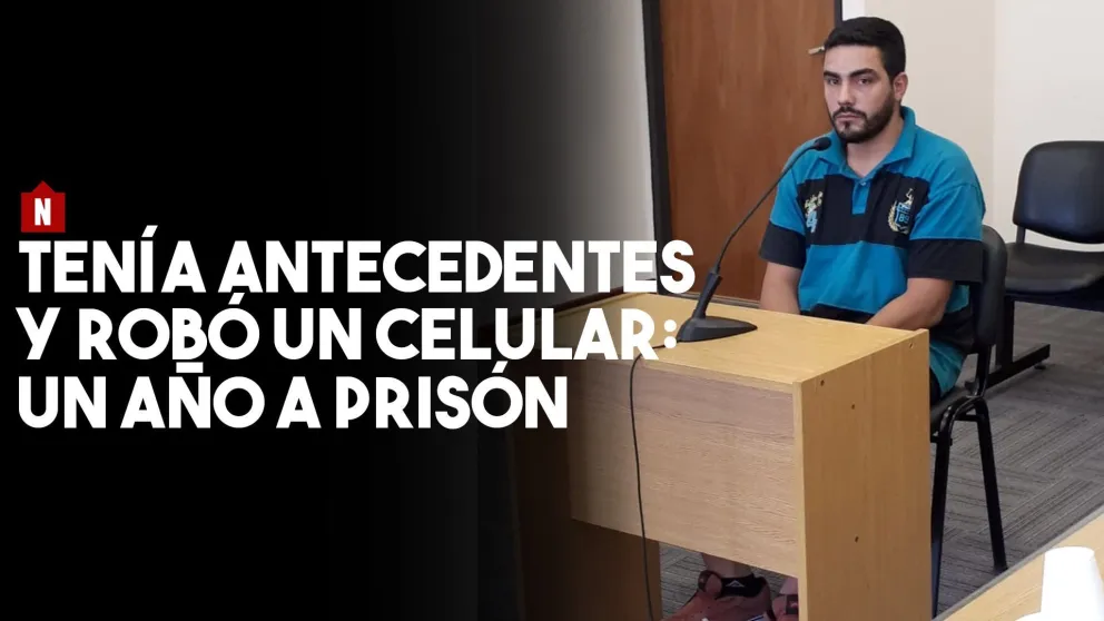 Sustrajo un celular y por eso irá un año a prisión