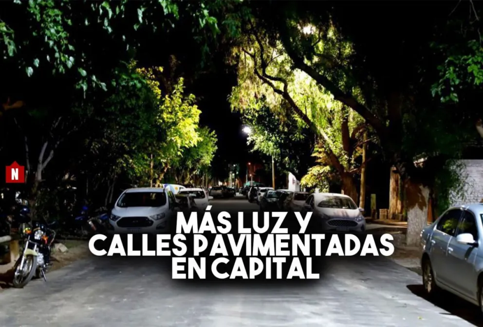 Inauguraron obras de pavimentación y alumbrado público en Concepción