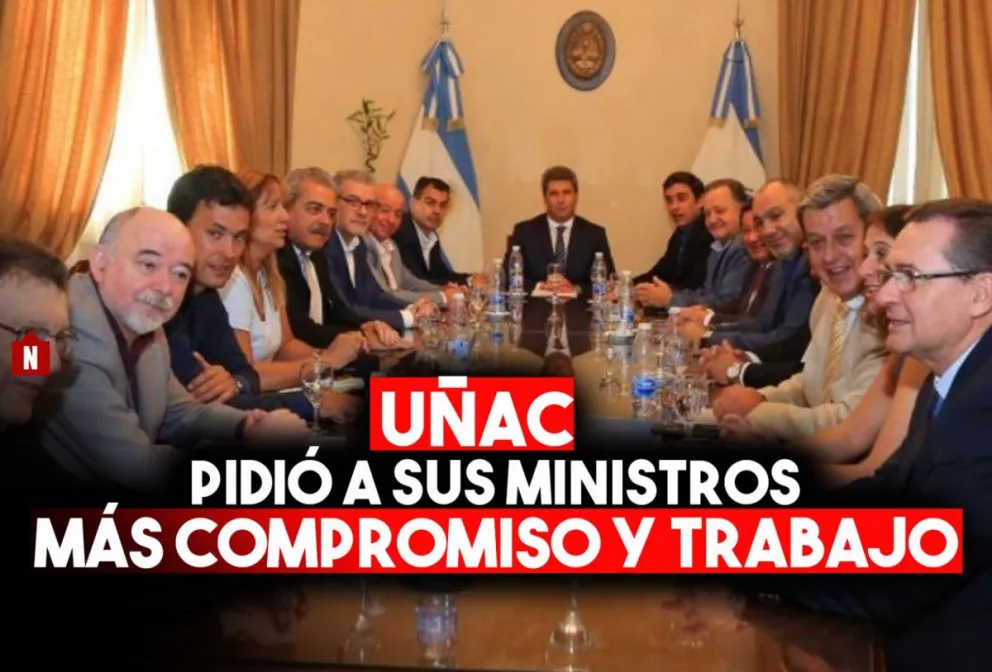 Uñac se reunió con sus ministros para definir cómo trabajarán durante el año