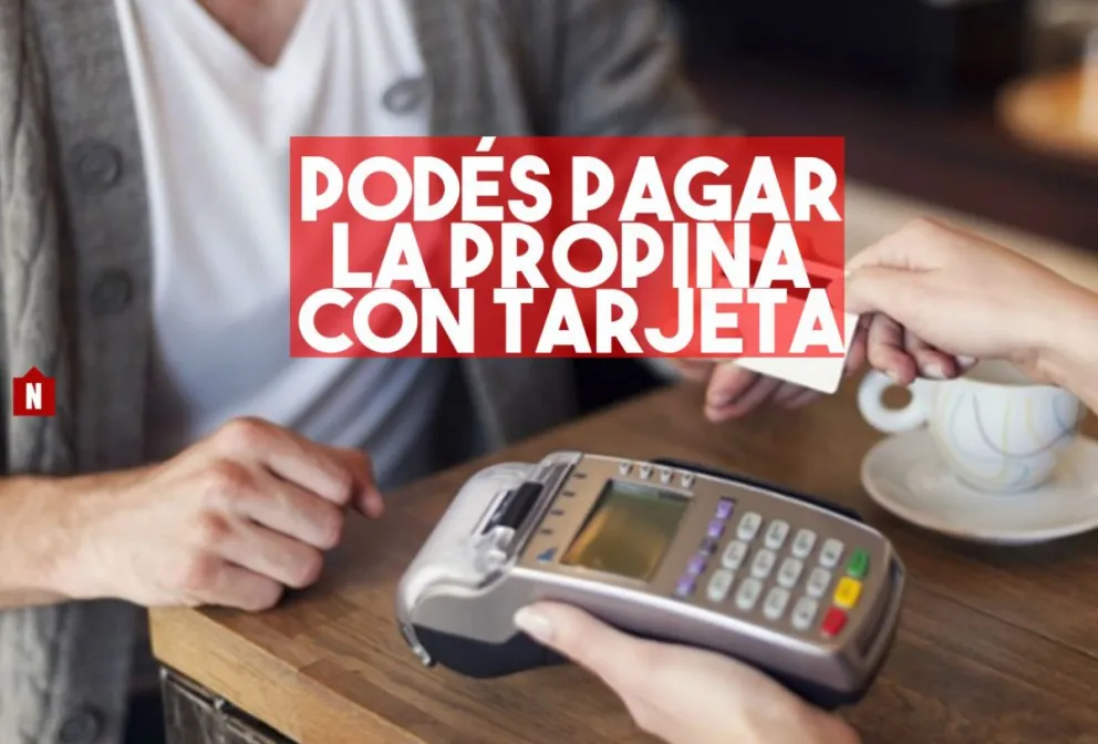 Ahora podés pagar la propina con tarjeta