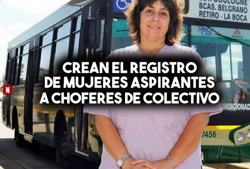 Se creó el Registro de Mujeres Aspirantes  a Choferes de Colectivo