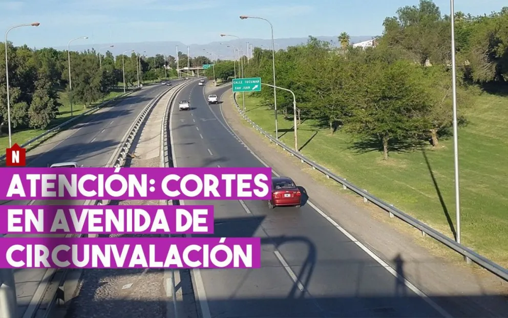 Atención: cortes en Circunvalación
