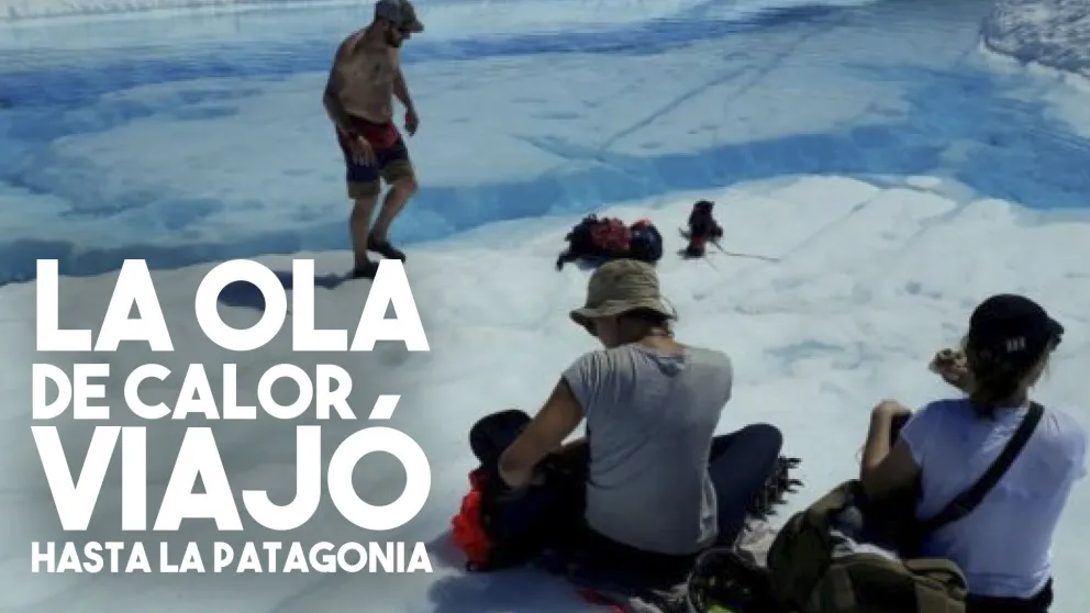 Increíble ola de calor en la Patagonia