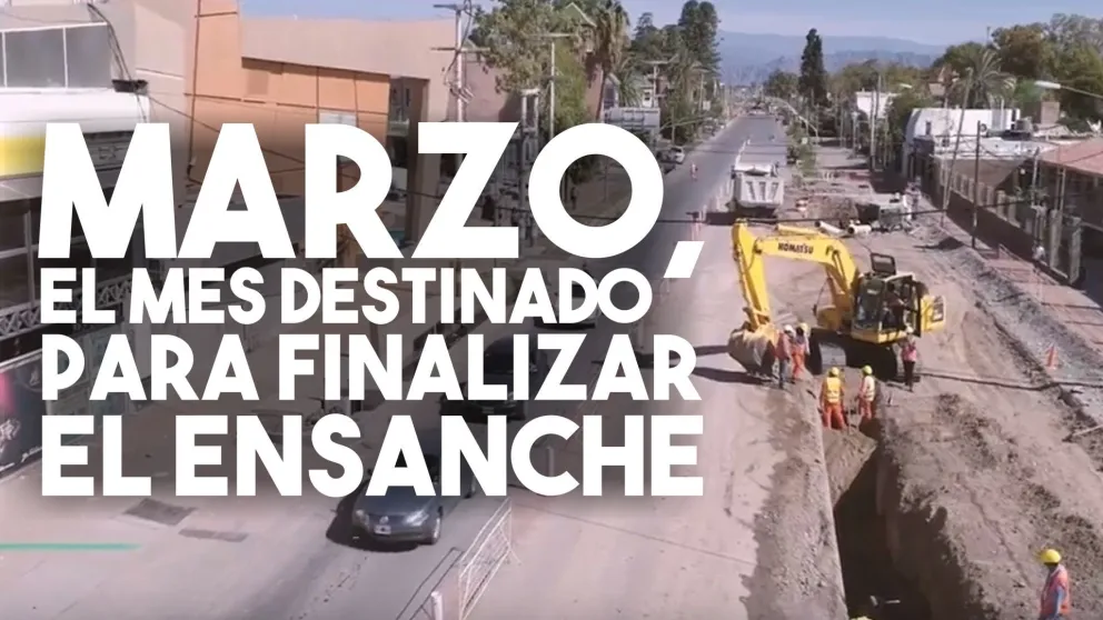 Marzo, el mes destinado para finalizar el ensanche