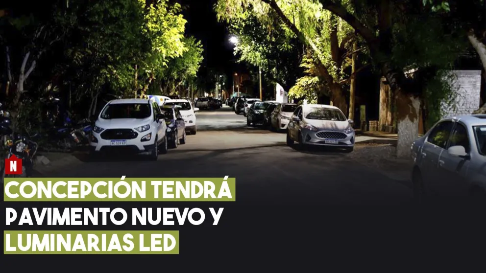 Concepción tendrá pavimento nuevo y luces led
