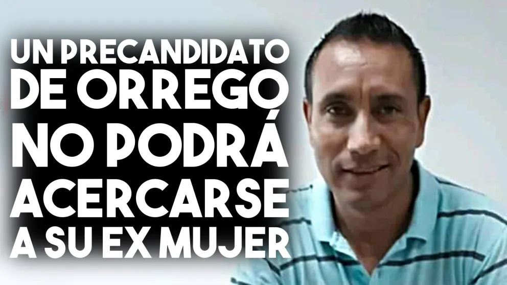 Le prohibieron a un precandidato de Orrego acercarse a su mujer