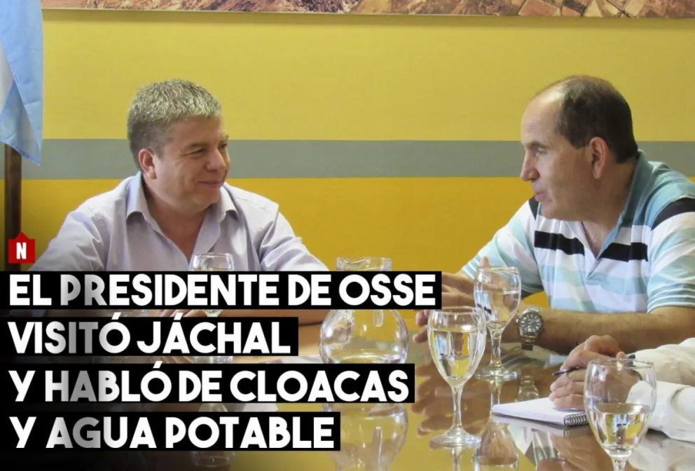 El nuevo presidente de OSSE viajó a Jáchal