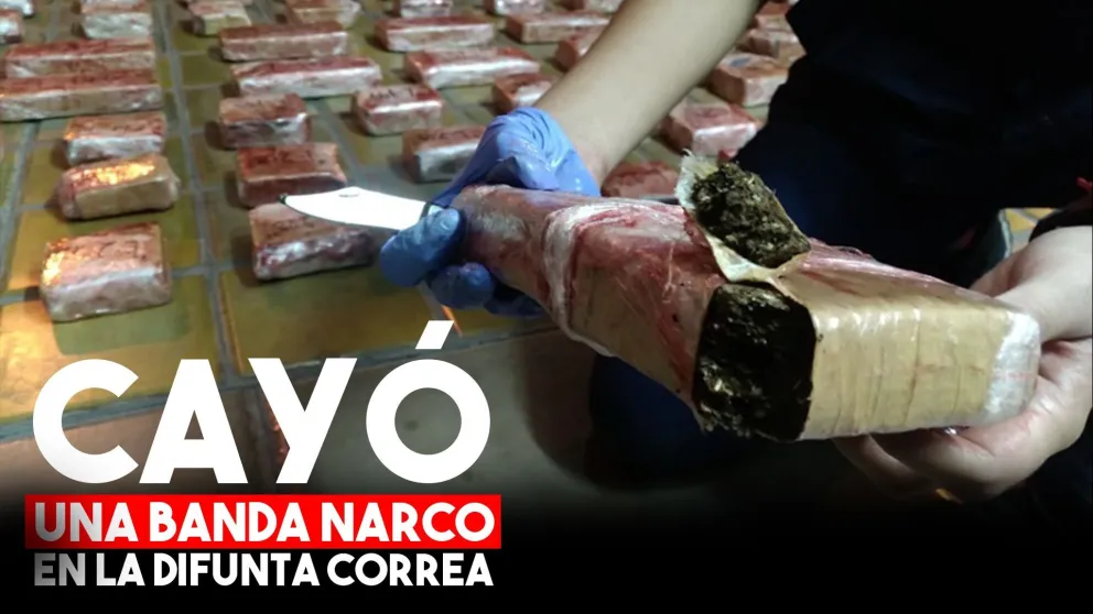 Cayó una banda narco con más de 100 kilos de droga en un mega operativo de la Federal
