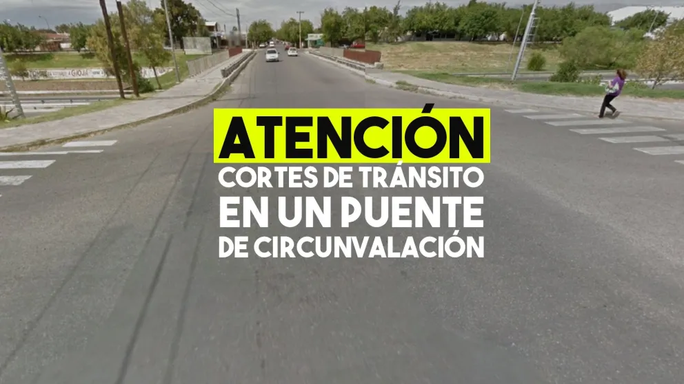 Atención: cortes en un cruce de Avenida Circunvalación