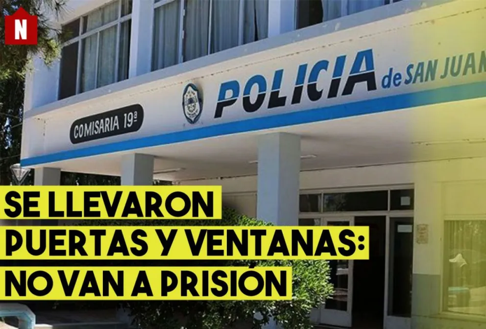 Robaron puertas y ventanas pero no irán a prisión