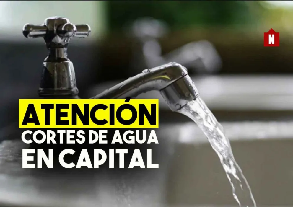 Atención Capital: OSSE interrumpirá el servicio de agua potable