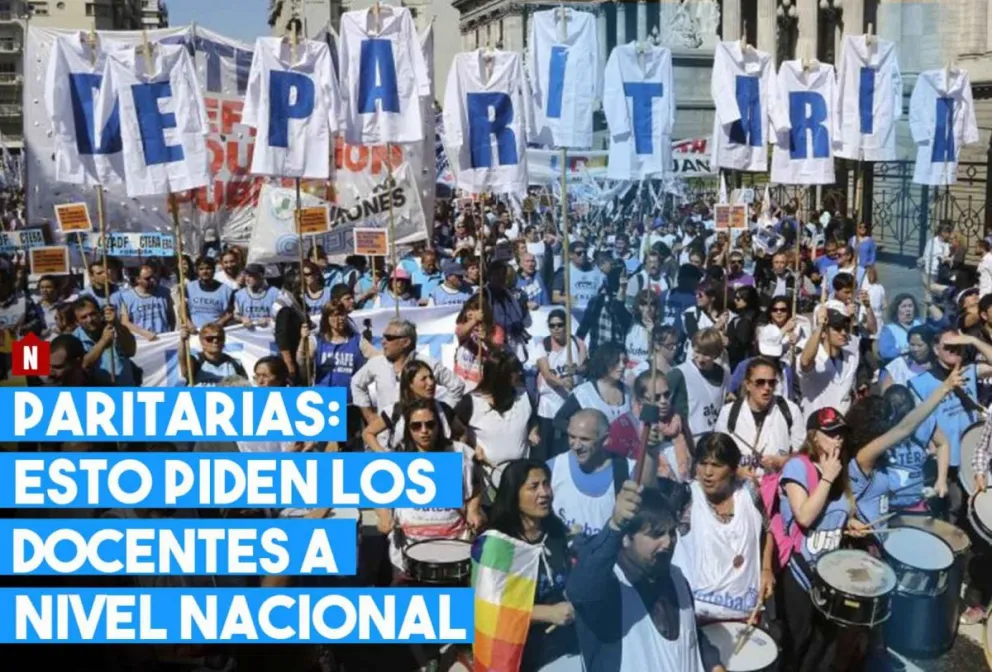 Cómo es la negociación salarial con los docentes en el país
