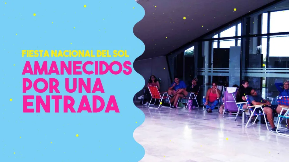 Así espera la gente por las entradas para el espectáculo final de la FNS