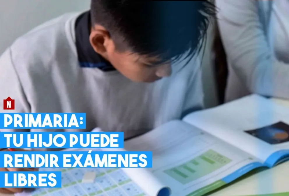 Primaria: tu hijo puede rendir exámenes libres