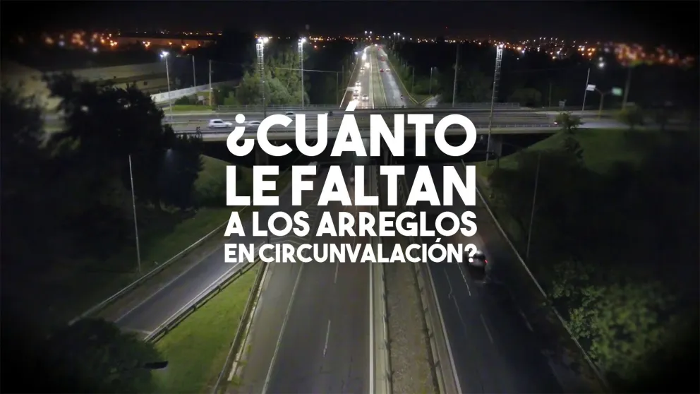 ¿Cuánto le faltan a los arreglos en Circunvalación?