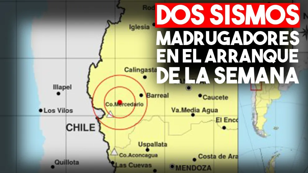Dos sismos madrugadores para arrancar la semana