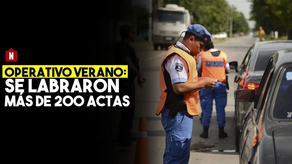 Operativo verano: se labraron más de 200 actas