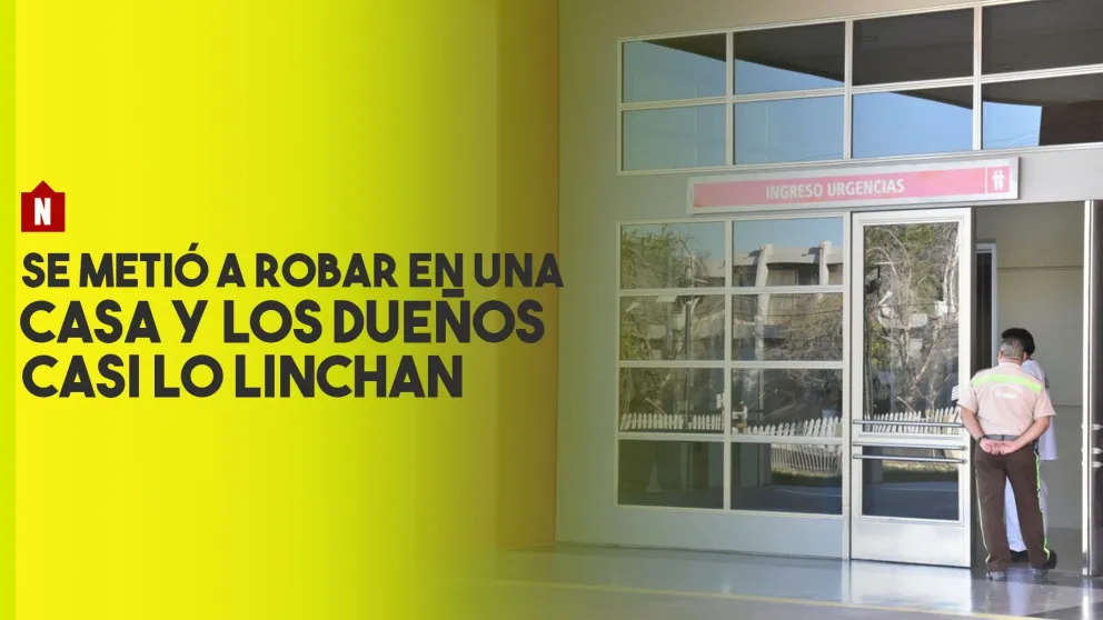 Se metió a robara en una casa, lo atraparon sus dueños y casi lo linchan