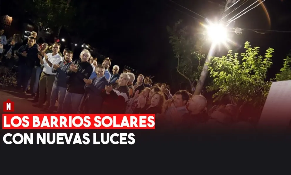 Los barrios Solares estrenaron con nuevas luces