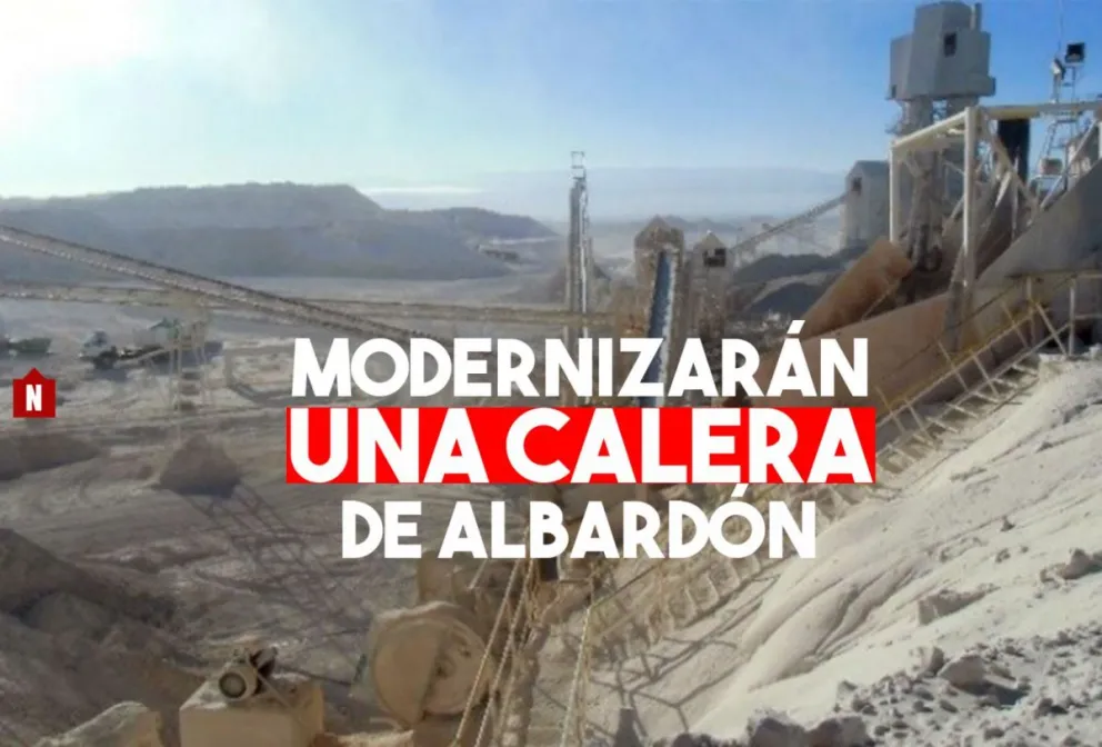 Realizarán obras de modernización en una calera de Albardón