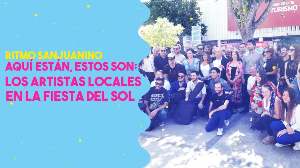 Aquí están, estos son los artistas locales en la Fiesta del Sol