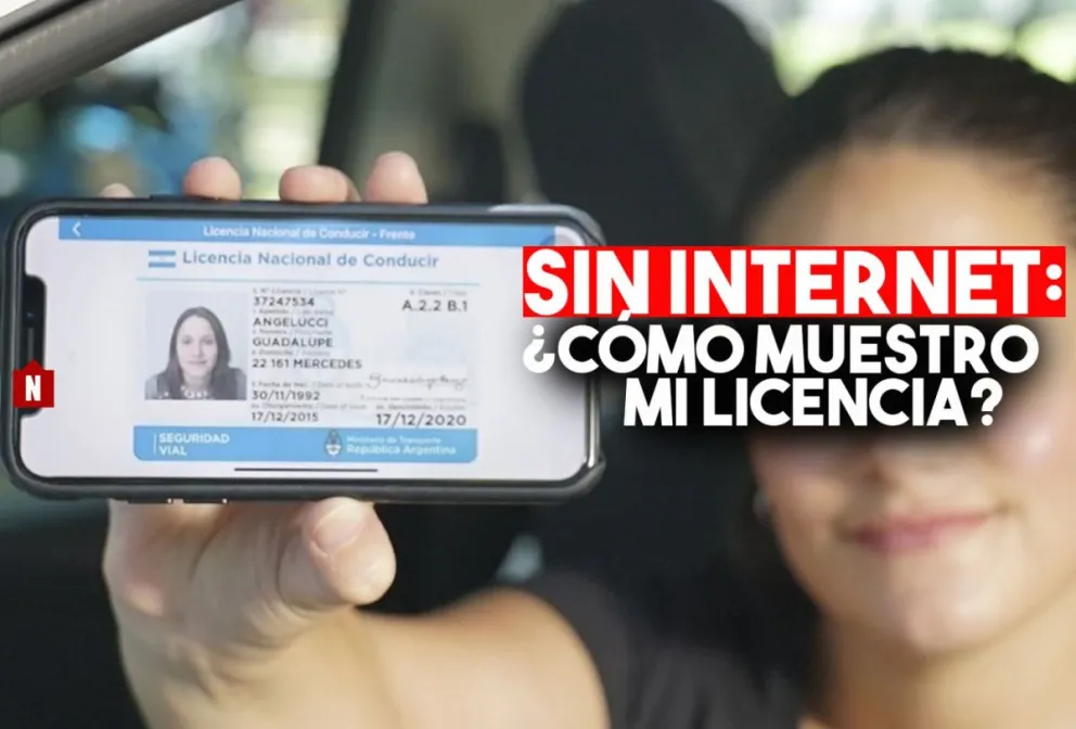 ¿Qué pasa si no tenés Internet al momento de exhibir la licencia de conducir digital?