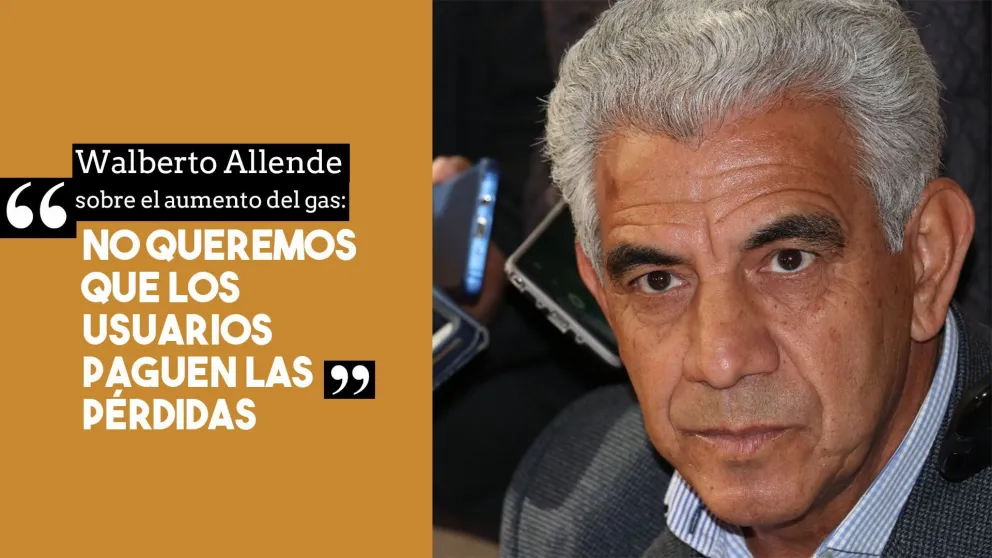 Walberto Allende, sobre el aumento del gas: "No queremos que los usuarios paguen las pérdidas"