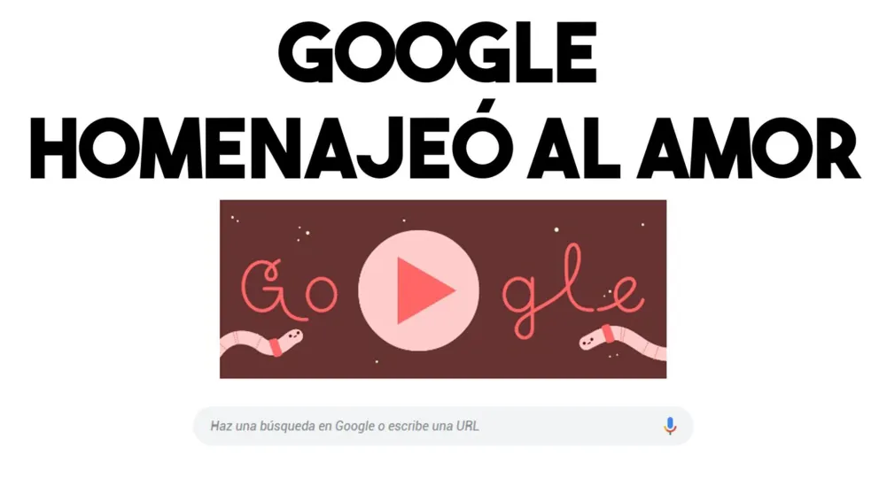 Google homenajeó al amor en su día