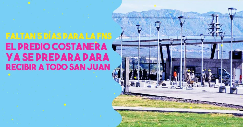 Restan detalles para que el predio Costanera brille con la Fiesta del Sol