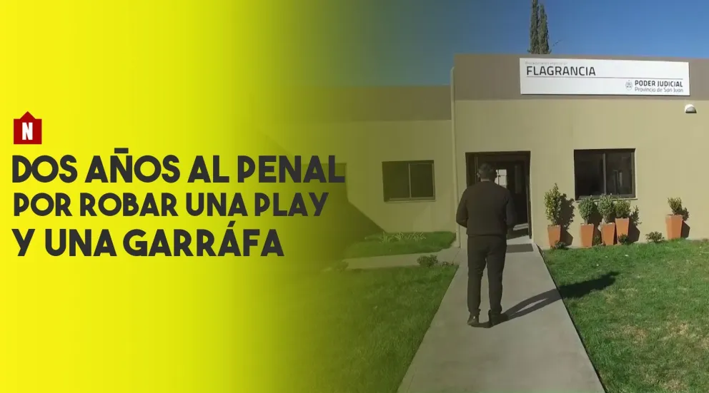 Dos años al penal por robar una Play y una garrafa