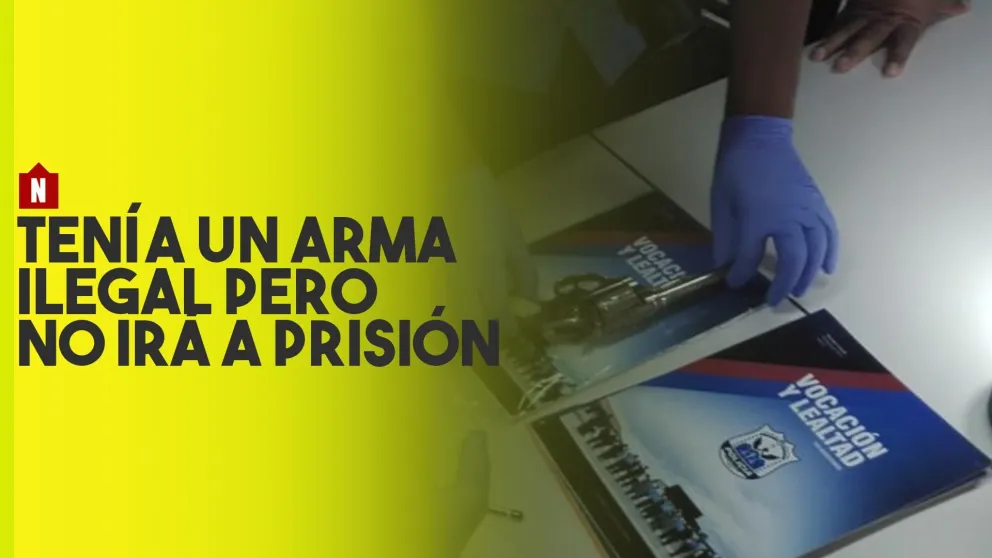 Tenía un arma y supuestamente había amenazado a su vecina, pero no irá a prisión