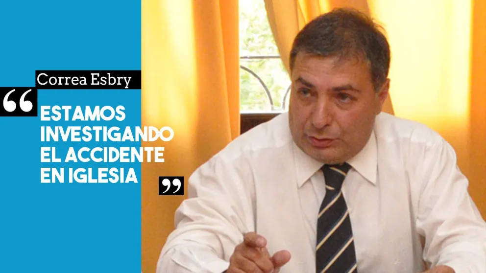 Roberto Correa Esbry: "Estamos investigando el accidente en Iglesia"
