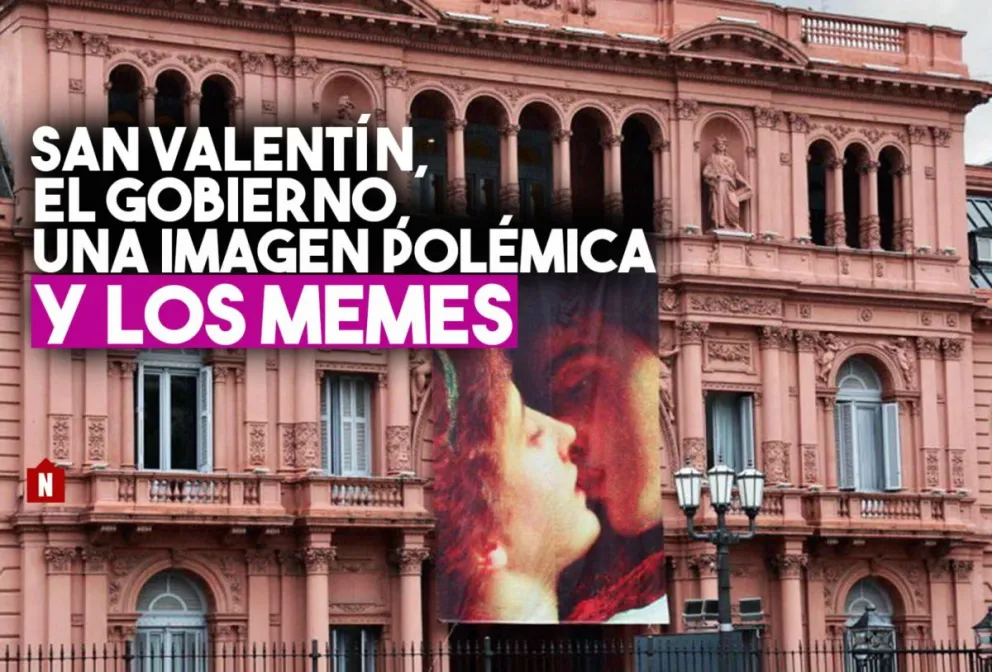 En Casa Rosada colgaron una foto de Romeo y Julieta y en las redes respondieron con memes