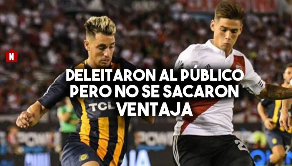 En un partidazo Central y River empatarón 1 a 1