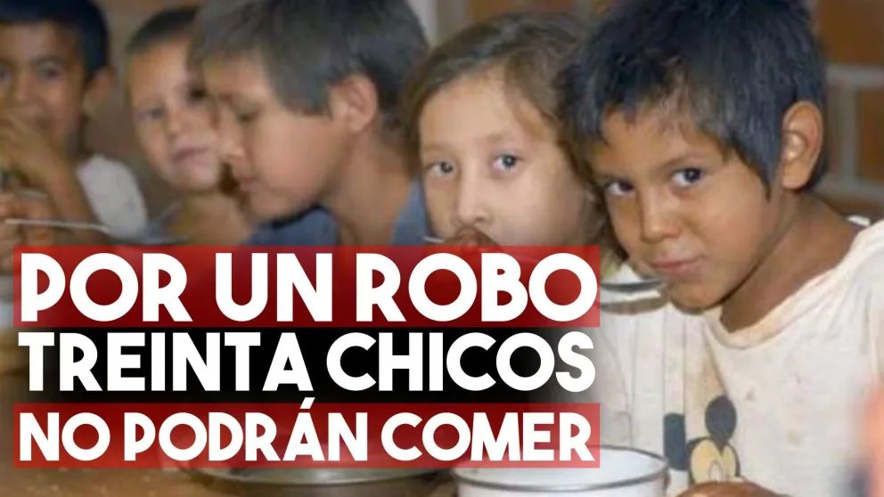 Rawson: robaron en un comedor y treinta chicos no podrán alimentarse