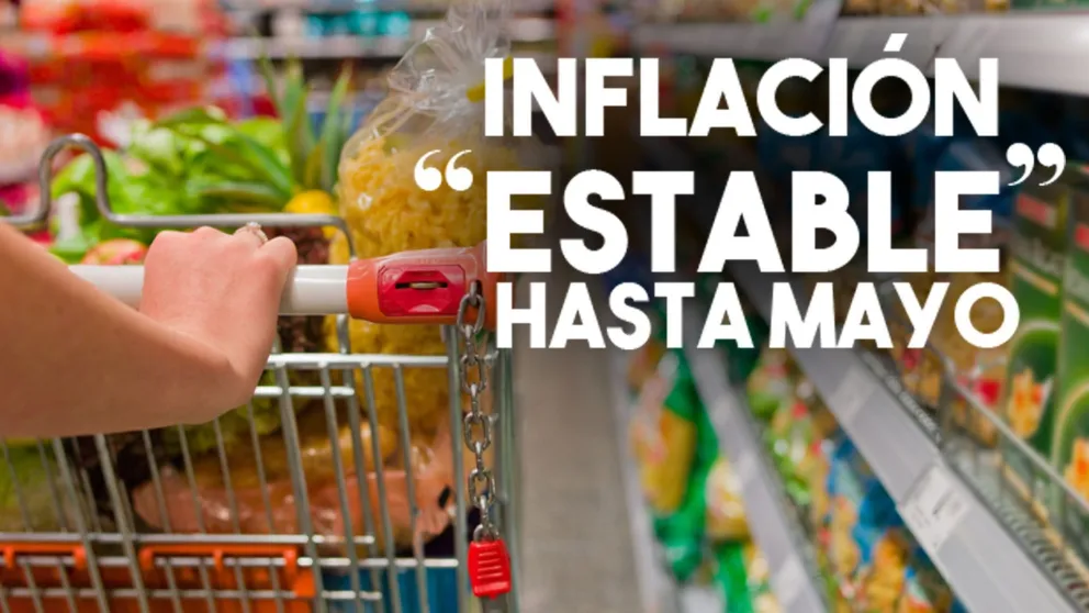 El índice de inflación se mantendría hasta el mes de mayo