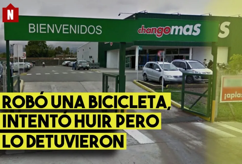 Tenía antecedentes y cayó por robar una bicicleta