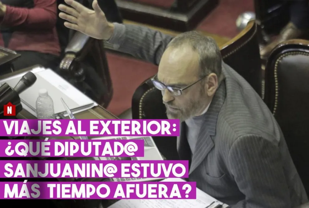 Entre varios diputados y senadores en 2018 pasaron 991 días en el exterior