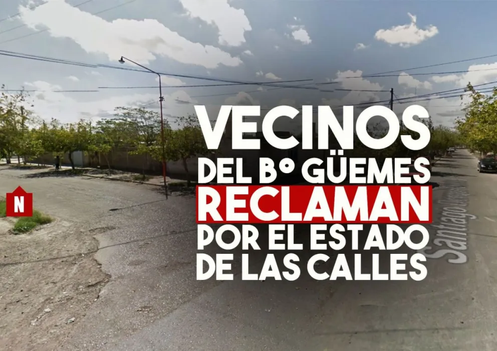 Vecinos del B°Güemes reclaman por el mal estado de las calles