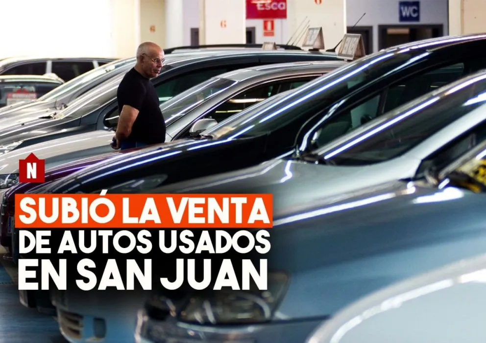Subió la venta de autos usados en San Juan