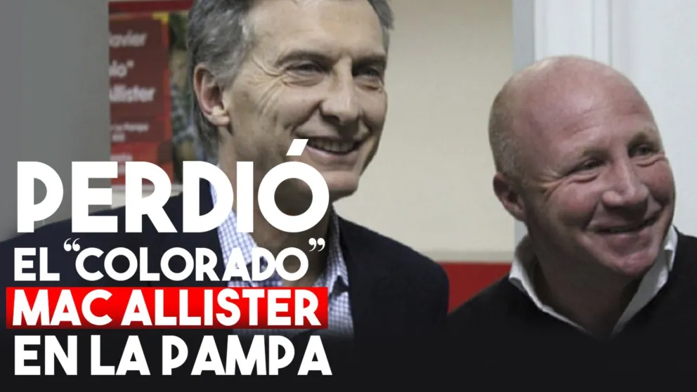 El "colorado" Mac Allister perdió las internas en La Pampa