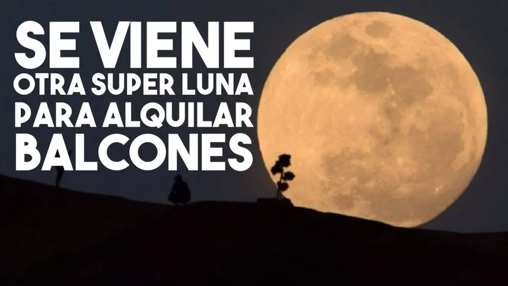 Se viene la super luna de febrero