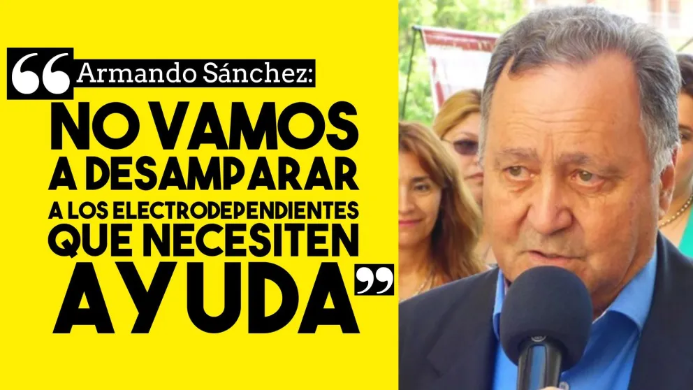 Armando Sánchez: "No vamos a dejar desamparados a los electrodependientes que necesiten ayuda"