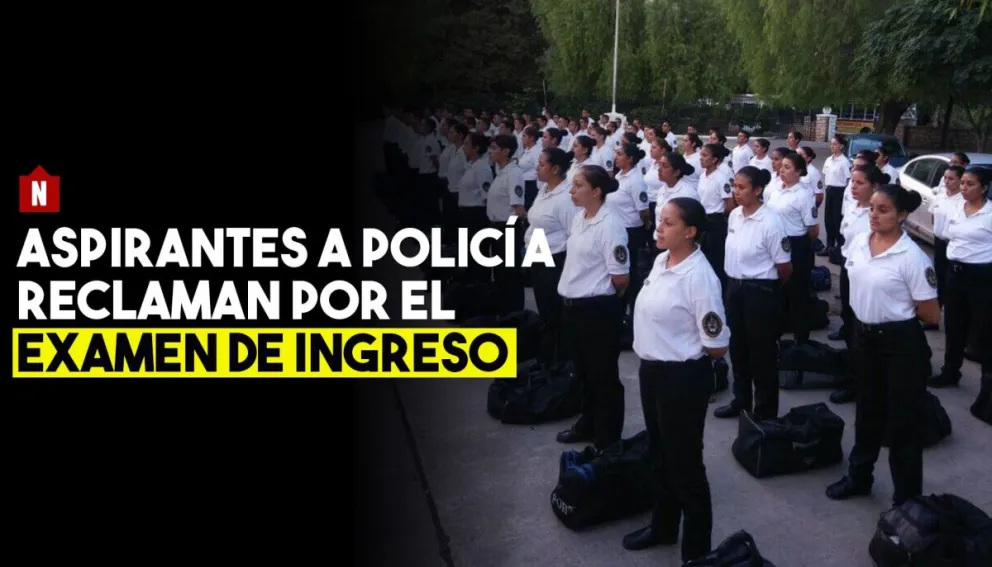 Aspirantes de la Escuela de Policía reclaman por los exámenes de ingreso