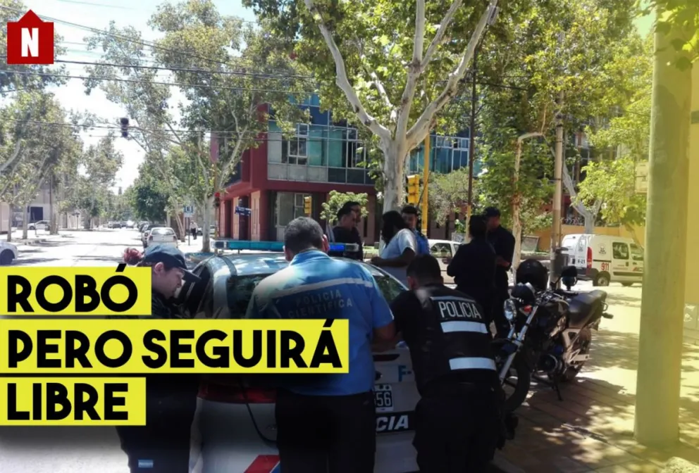 Arrebató un celular pero no irá a prisión