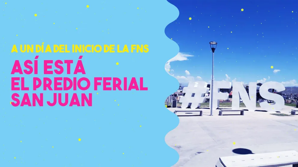A un día del comienzo de la FNS, así está el Predio Ferial San Juan