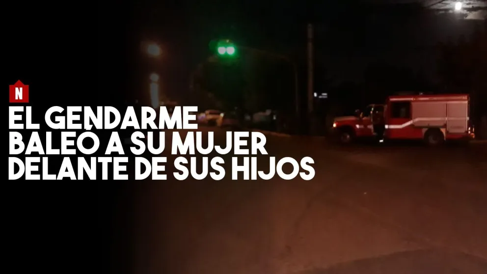 El gendarme que tiene a su mujer de rehén la baleó delante de sus hijos