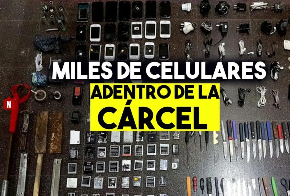Se secuestraron más de 53 mil teléfonos a presos en los últimos dos años