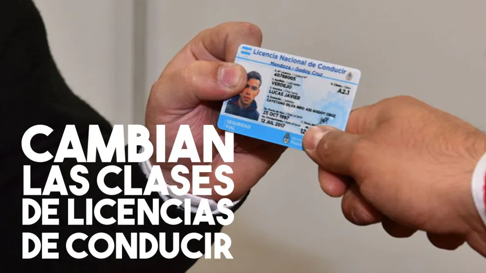 Cambiaron las clases de licencias de conducir